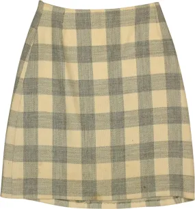 70s Checked Skirt | ThriftTale