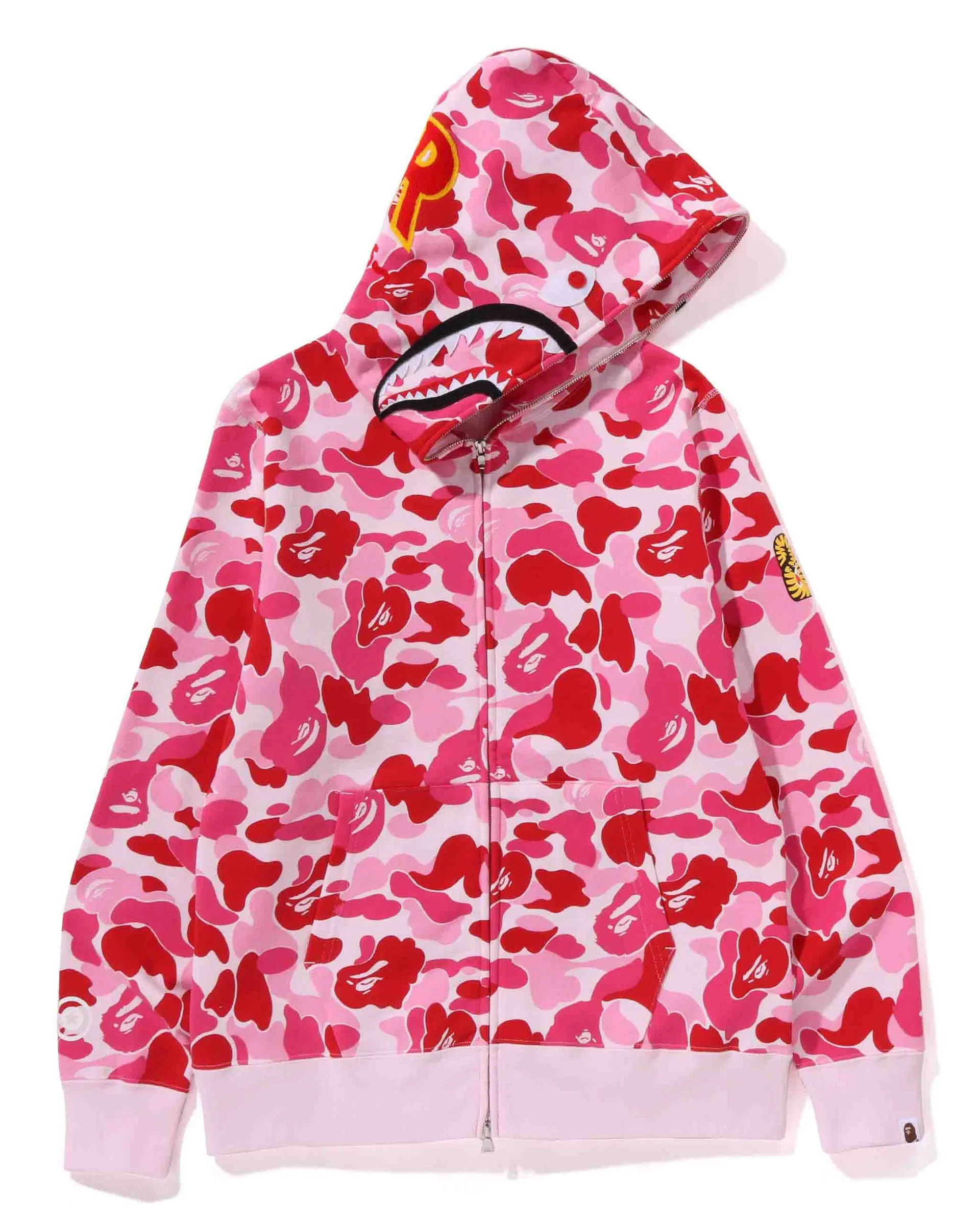 A Bathing Ape ABC CAMO SHARK FULL ZIP HOODIE