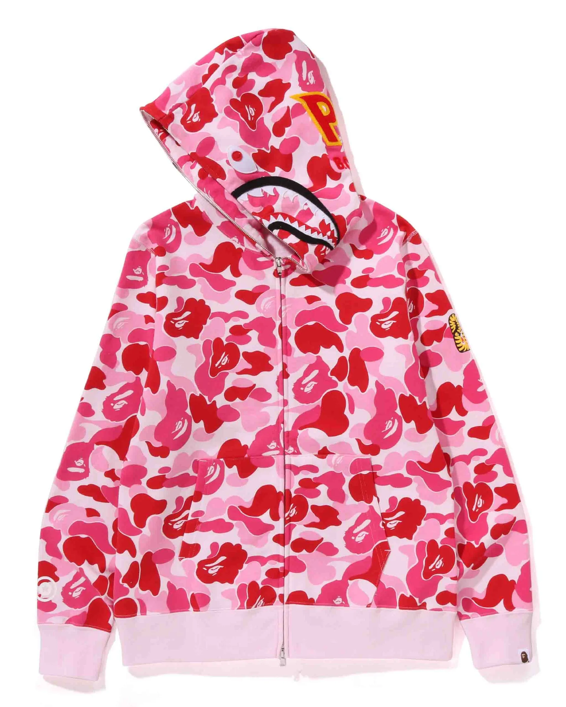 A Bathing Ape ABC CAMO SHARK FULL ZIP HOODIE