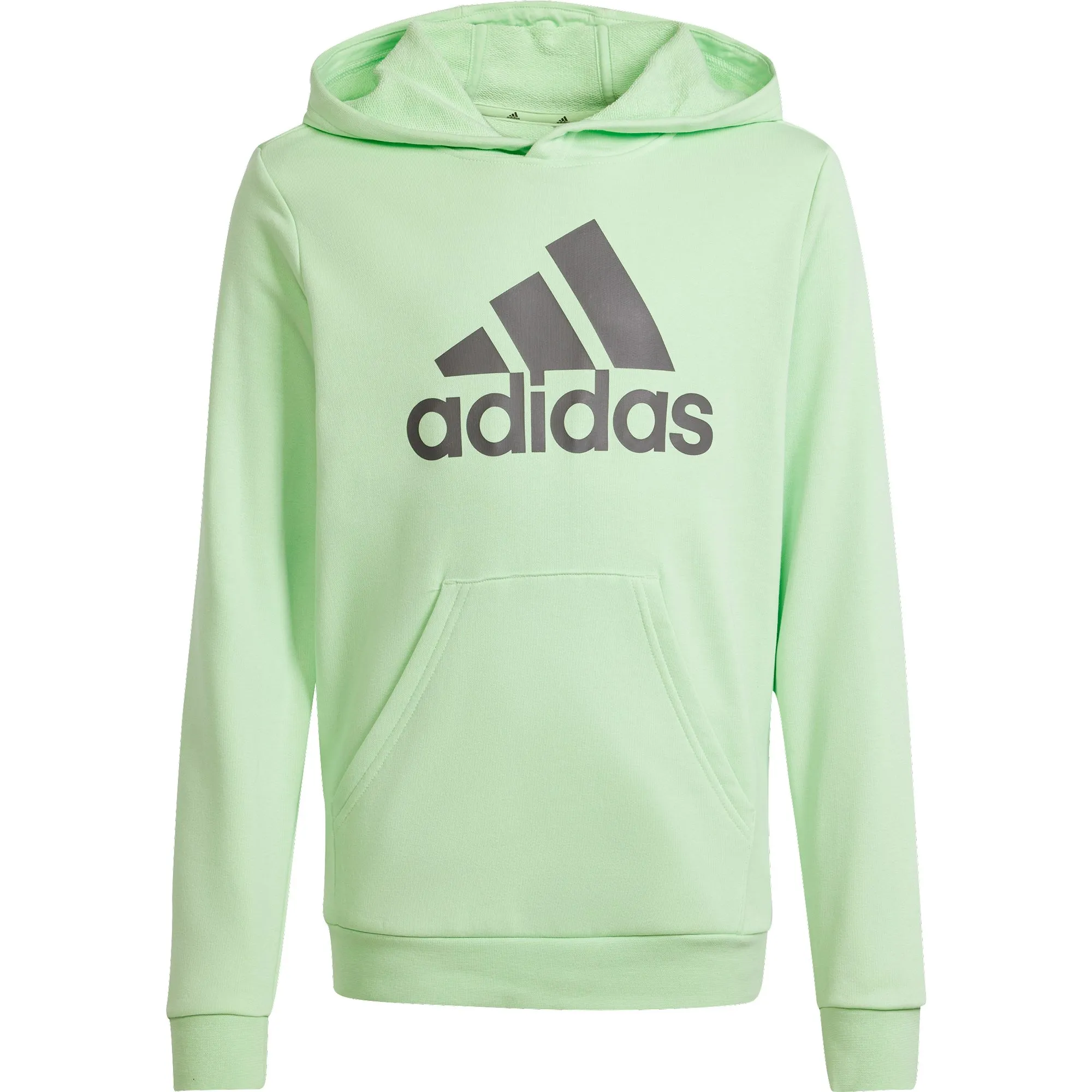 adidas - Big Logo Essentials Cotton Hoodie Kids semi green spark