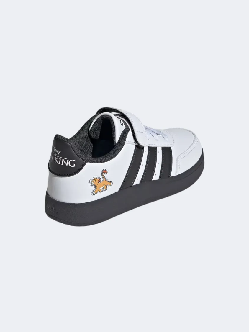 Adidas Disney Lion King Breaknet Ps-Boys Sportswear Shoes White/Carbon