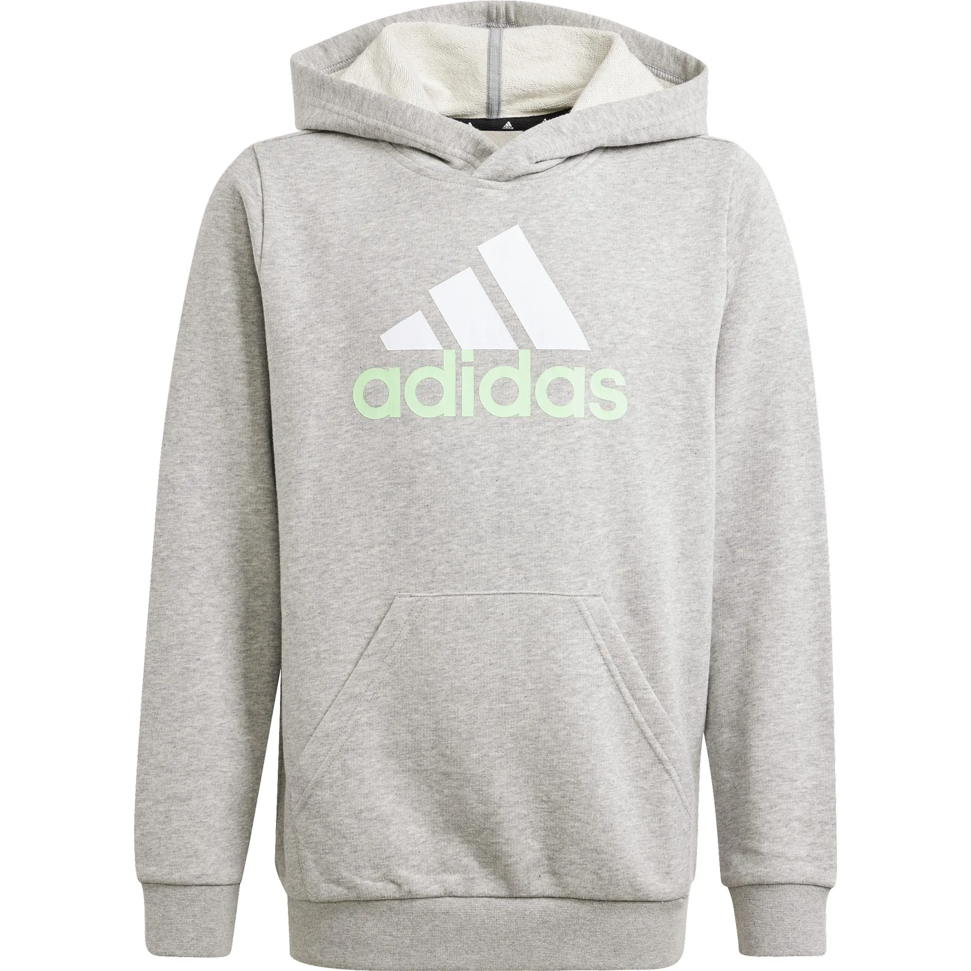 adidas - Essentials Two-Colored Big Logo Cotton Hoodie Kids medium grey heather