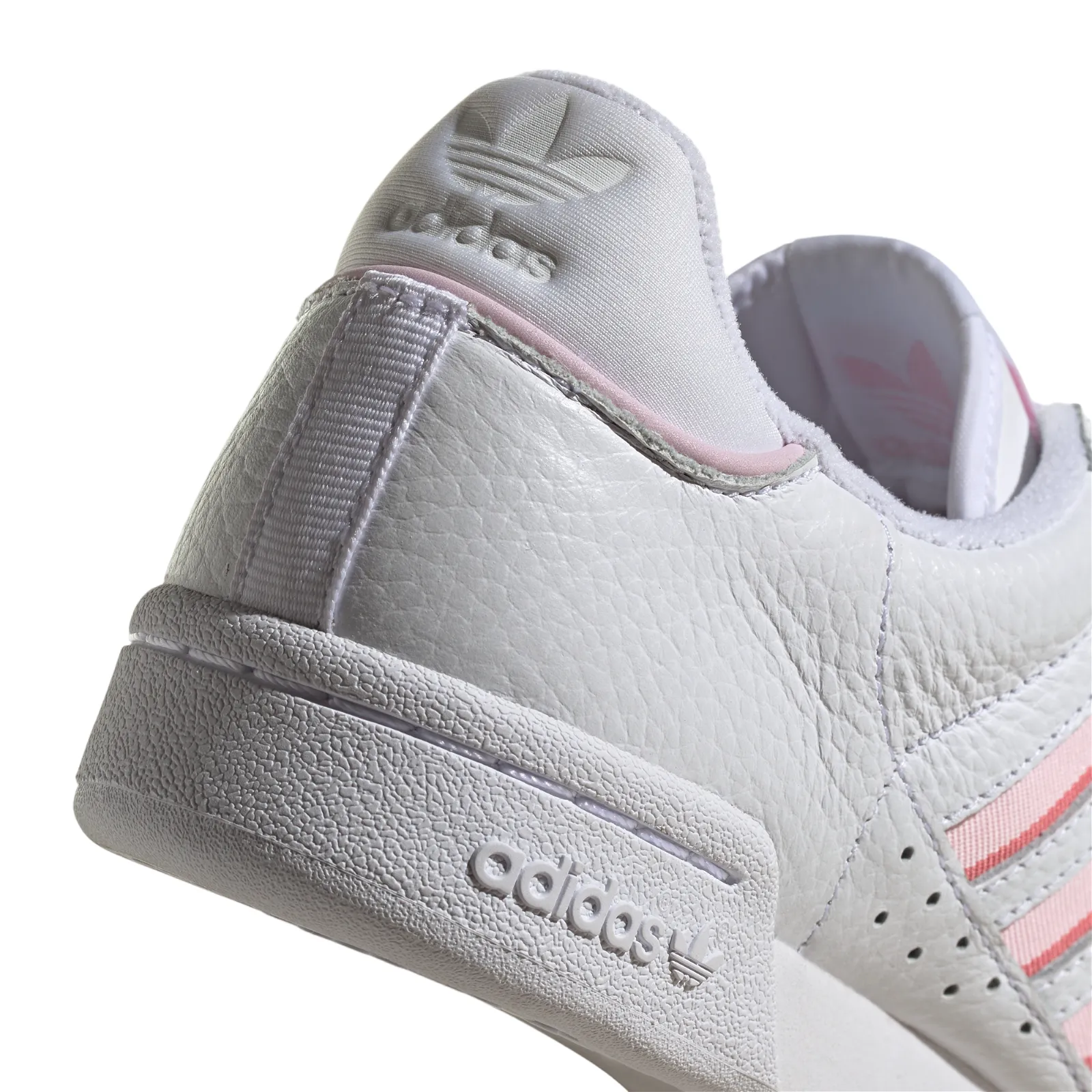 adidas Originals Womens Continental 80 Stripes Shoes - Cloud White / Clear Pink