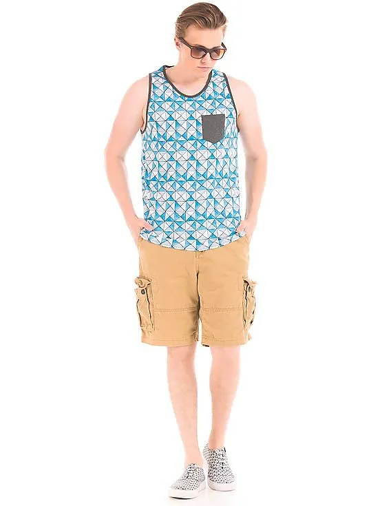 Aeropostale Slim Fit Printed Tank