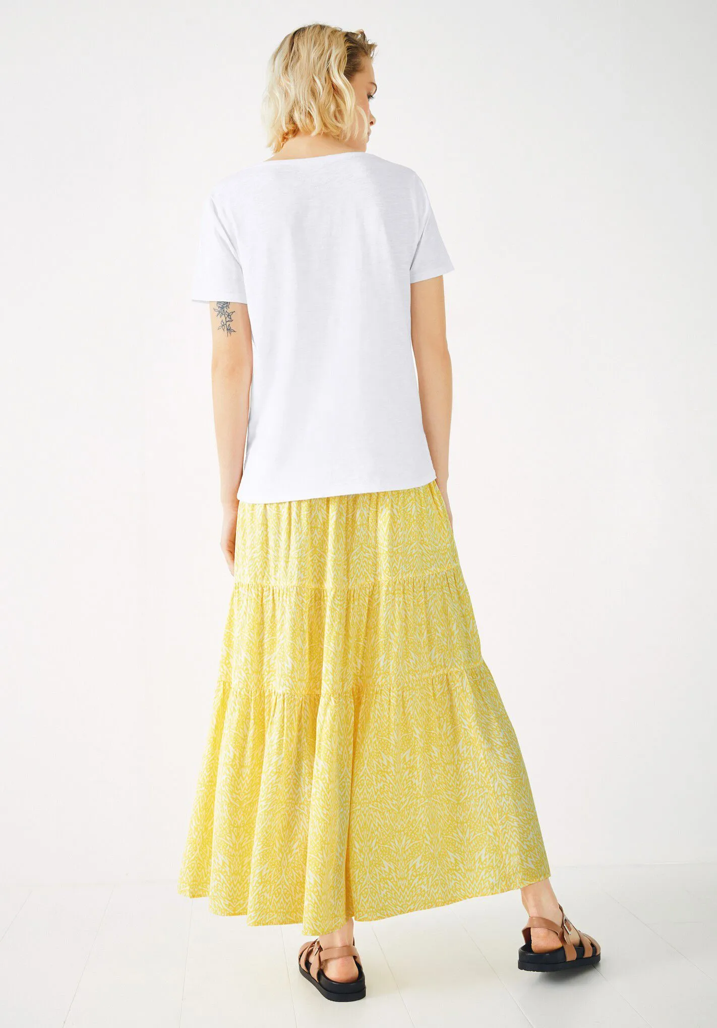 Aiyana Tiered Maxi Skirt