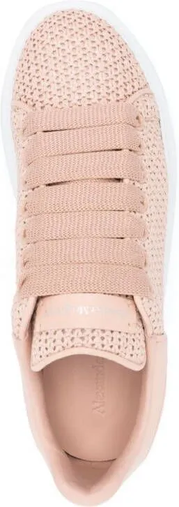 Alexander McQueen Larry raffia sneakers Pink