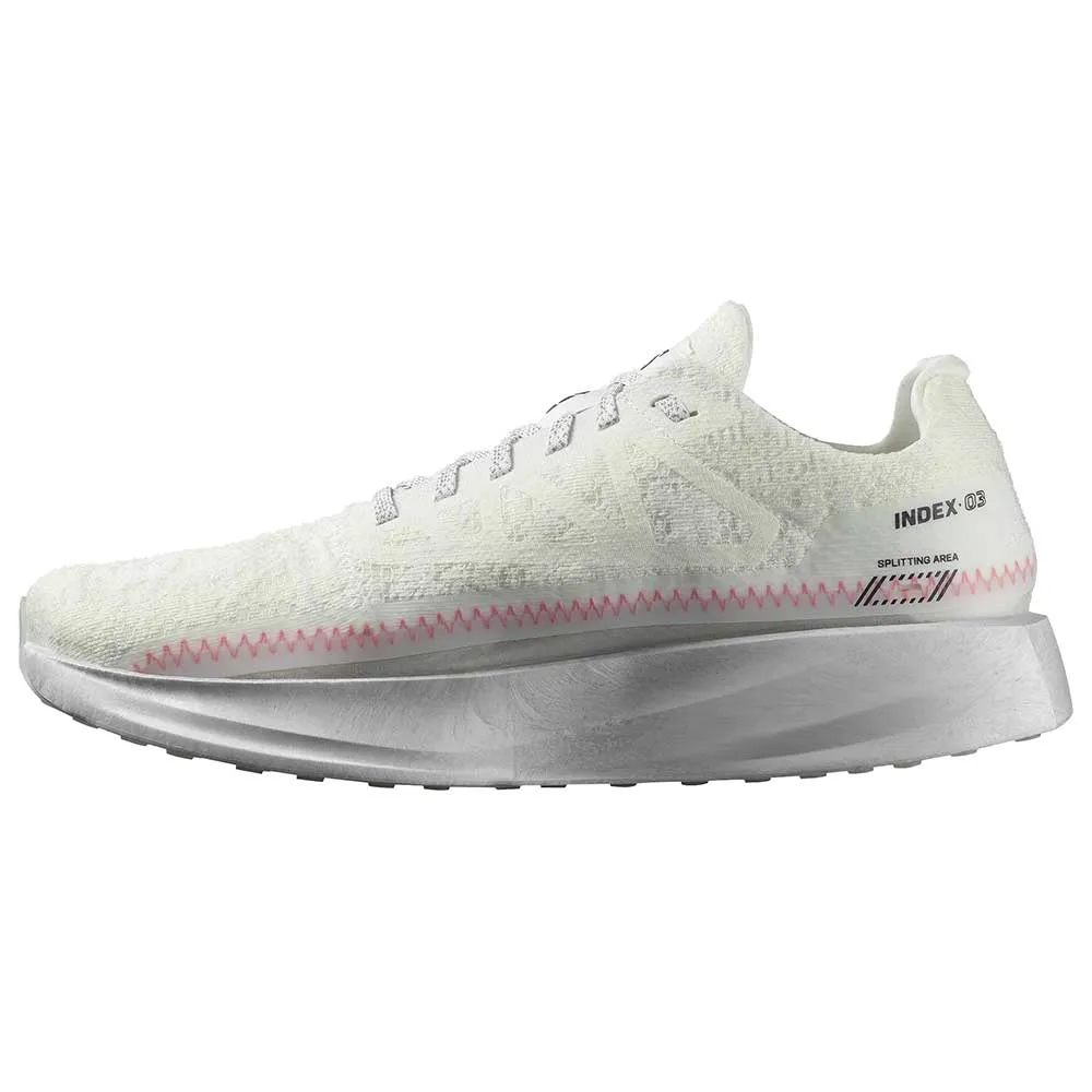 All Gender Index 03 Running Shoe - White/Black/Cherry Tomato - Regular (D)