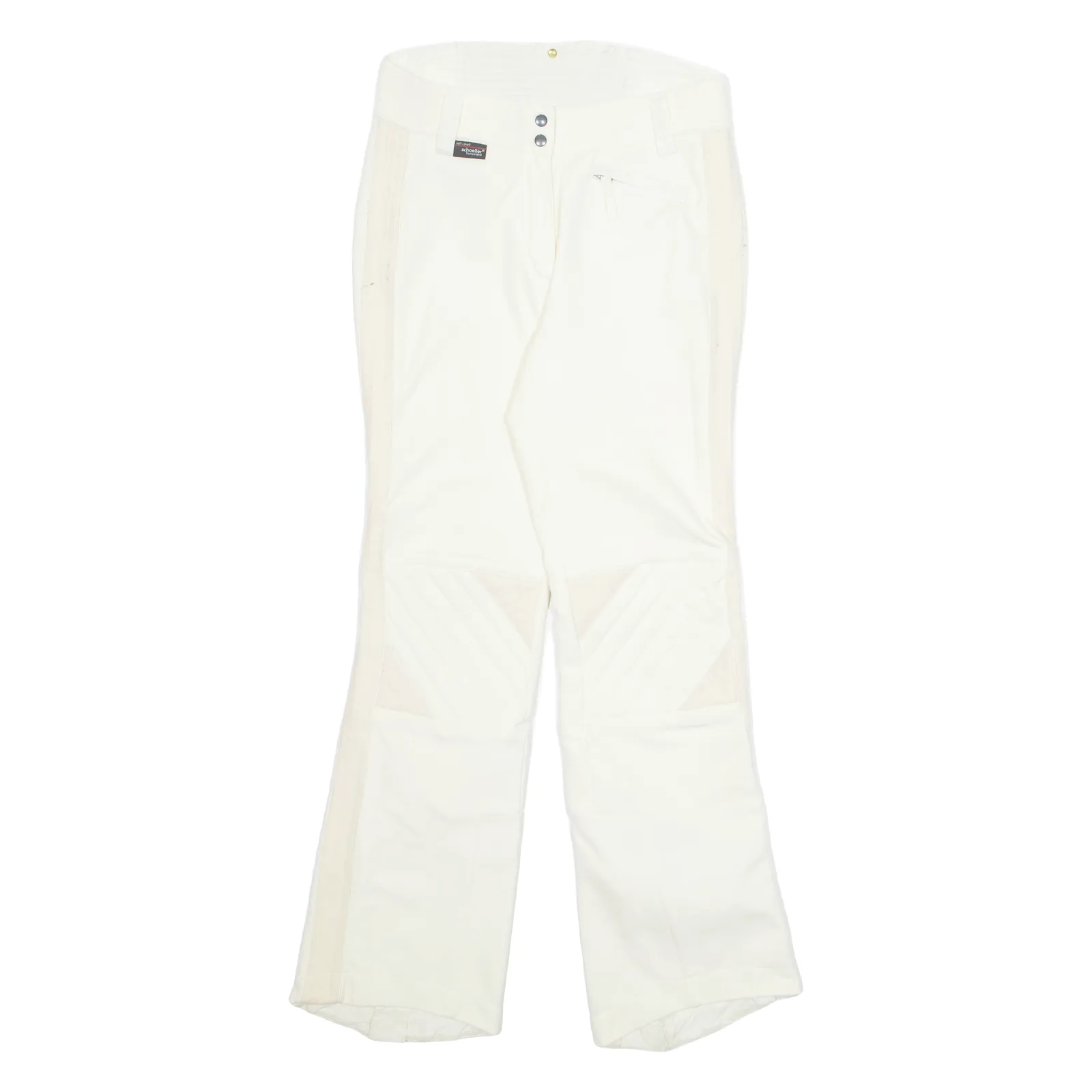 ALL SPORT Womens Trousers Cream Regular Straight W28 L29