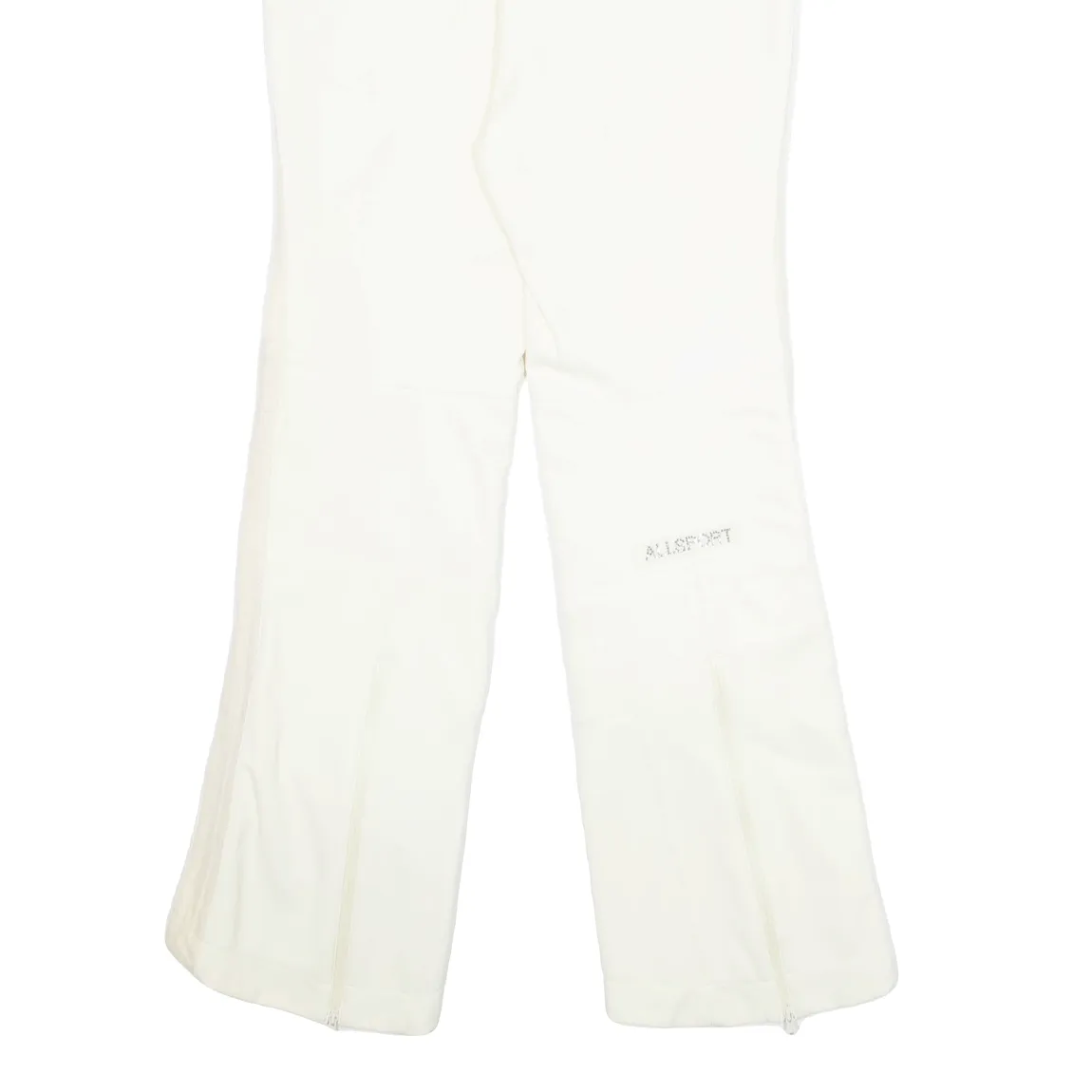 ALL SPORT Womens Trousers Cream Regular Straight W28 L29