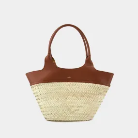 A.P.C.  Panier Tanger Shoulder Bag - A.P.C. - Leather - Hazelnut