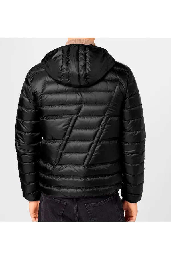 Armani EA7 Piumino Jacket Hooded Black