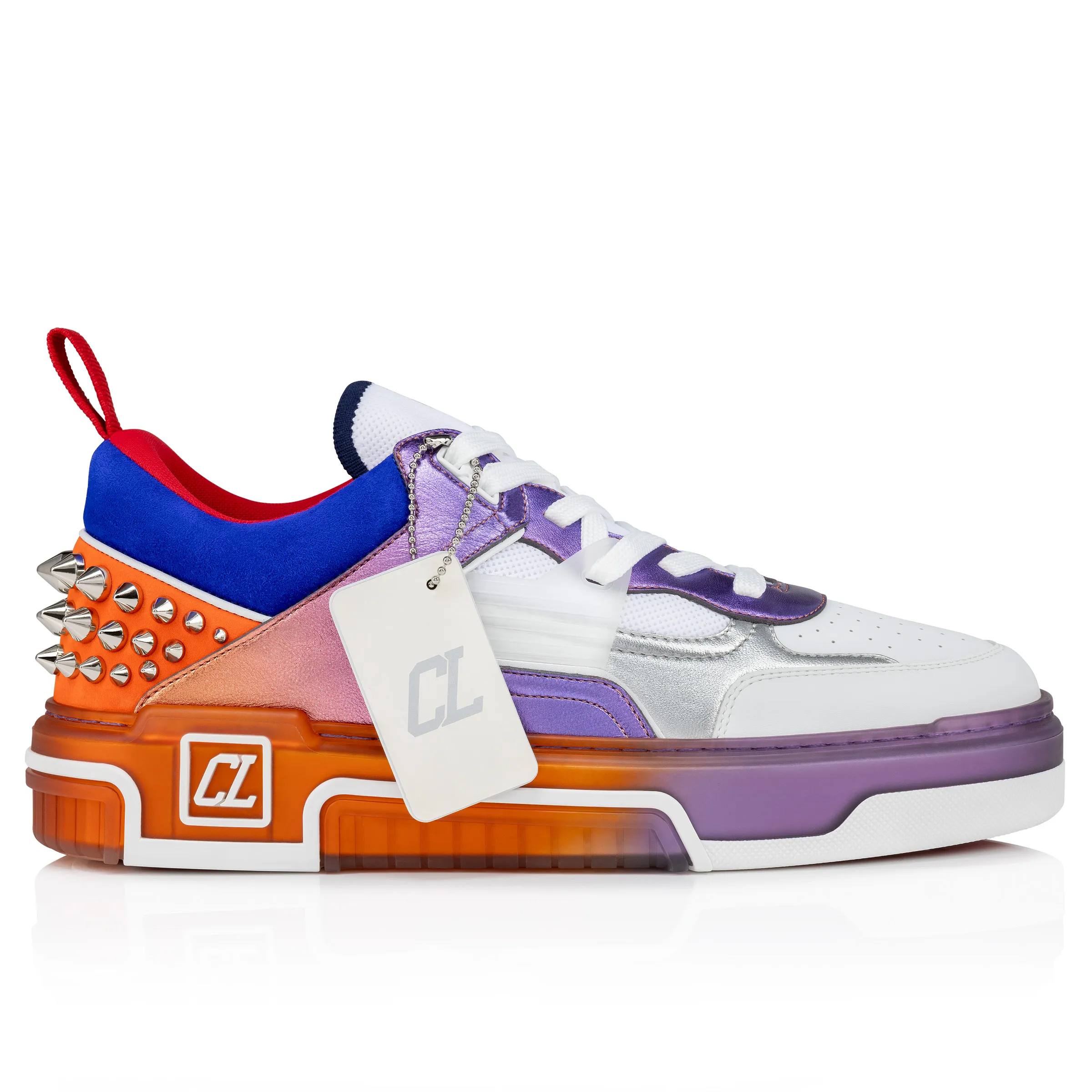 Astroloubi Sneakers - Calf leather, suede and laminated nappa leather - Multicolor