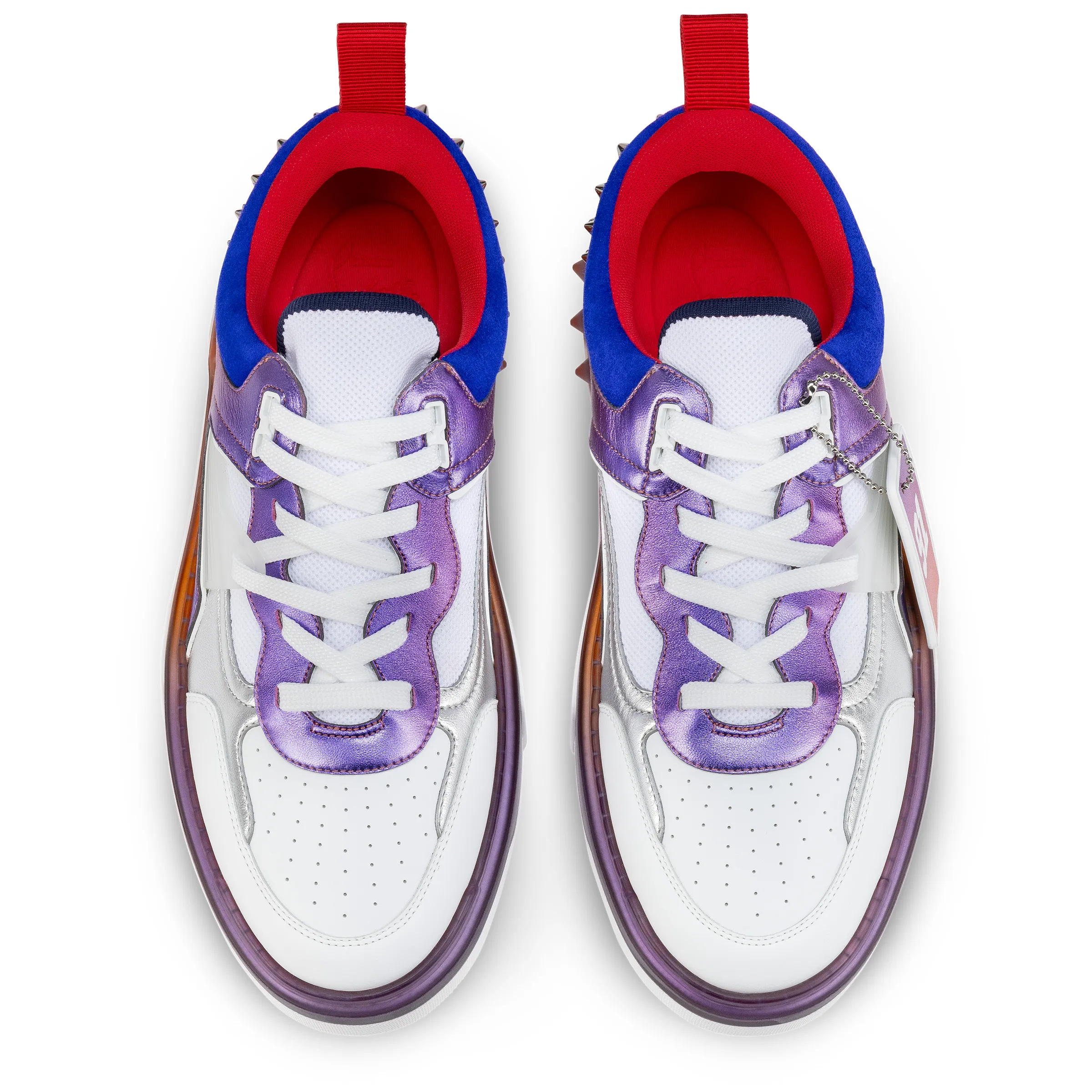 Astroloubi Sneakers - Calf leather, suede and laminated nappa leather - Multicolor