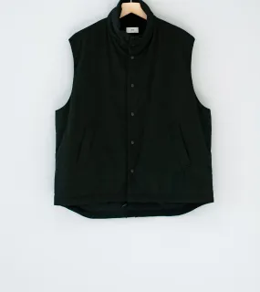 Aton 'Padded Vest' (Black Techno Cotton)