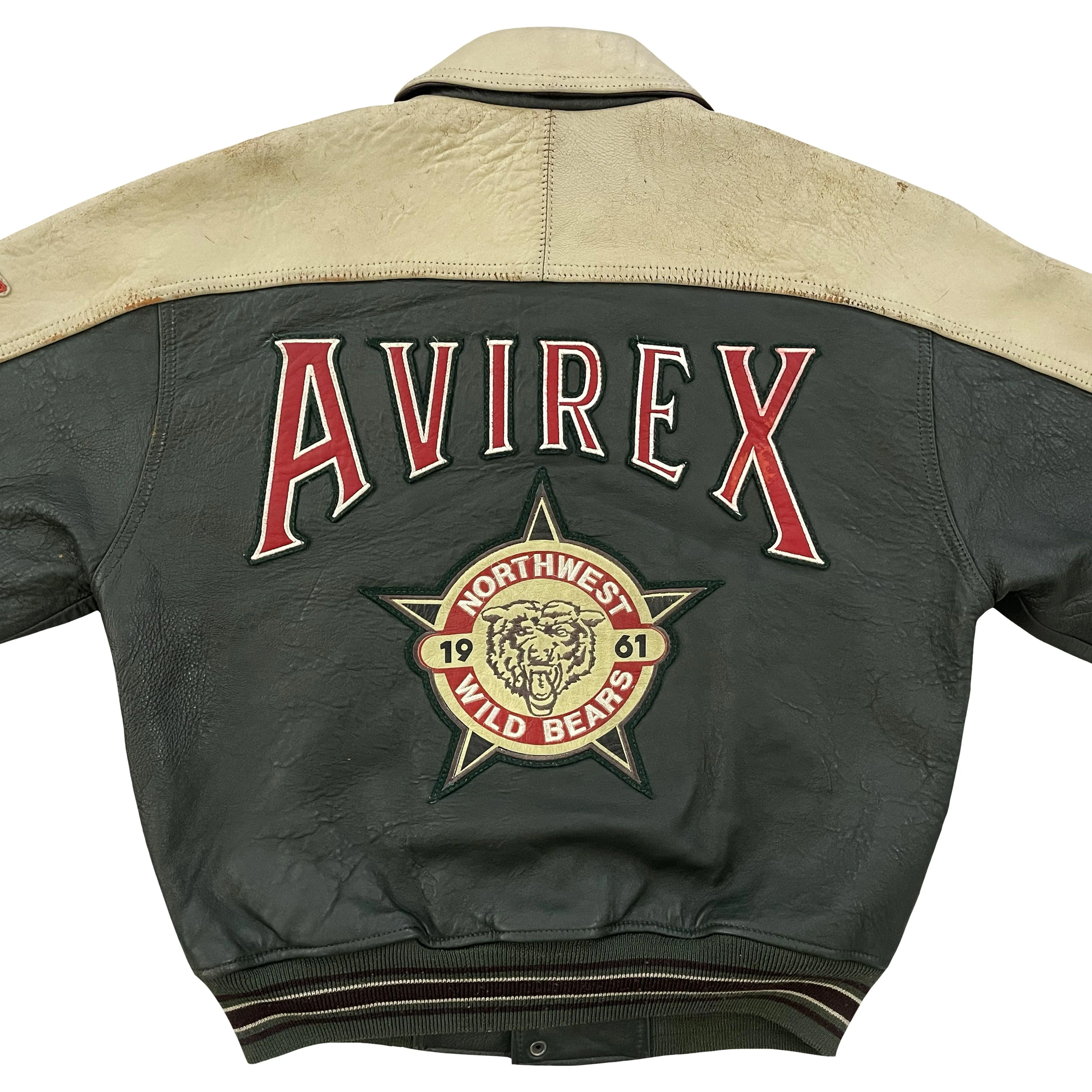 Avirex Leather Varsity Jacket