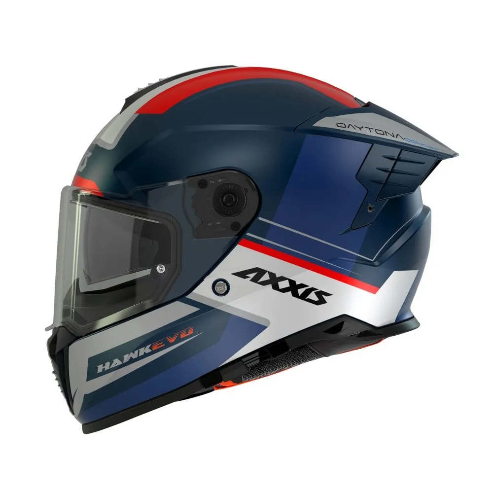 Axxis Hawk Evo Daytona Helmet - Blue