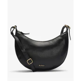 Barbour Laire Leather Half-Moon Bag Black LBA0428BK11