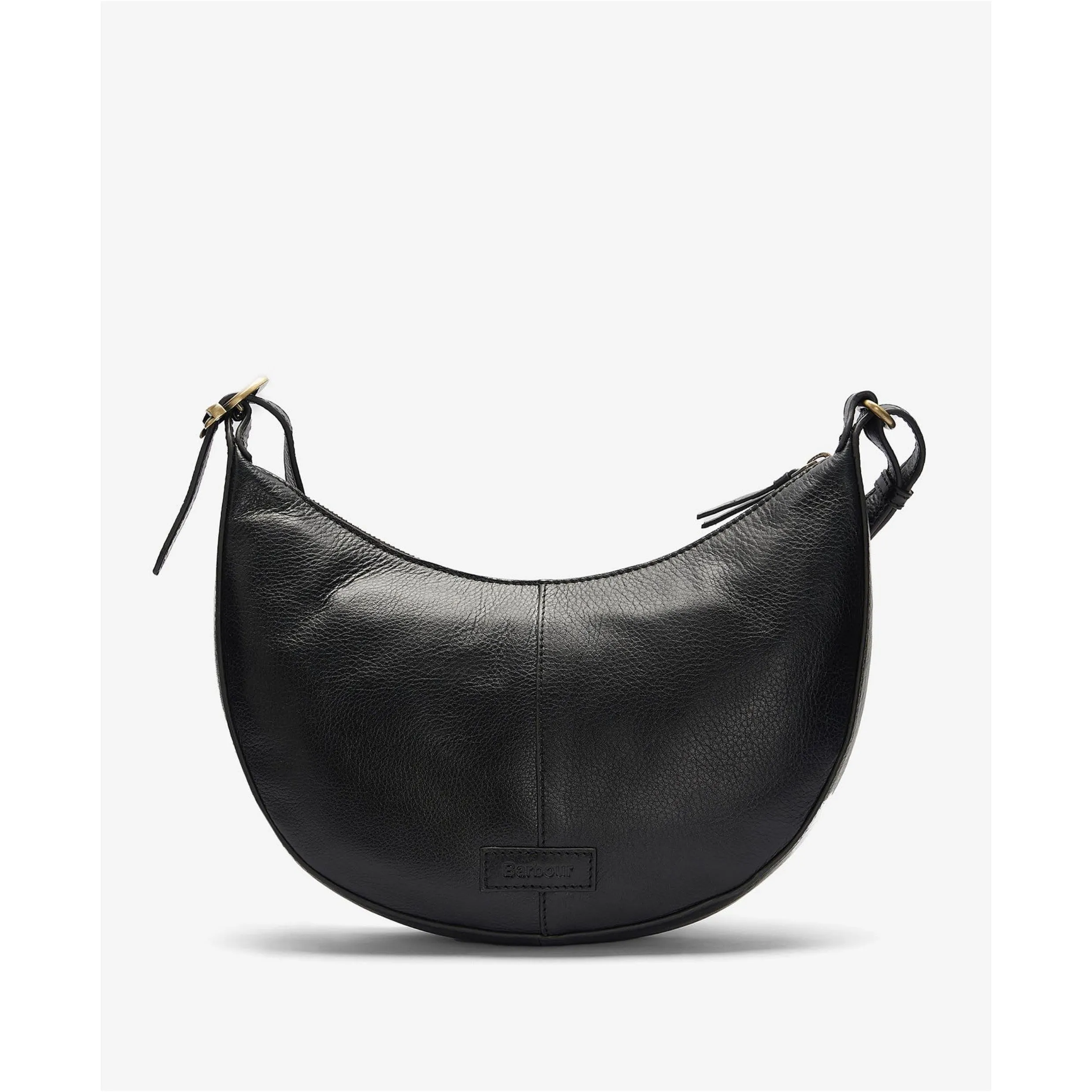 Barbour Laire Leather Half-Moon Bag Black LBA0428BK11