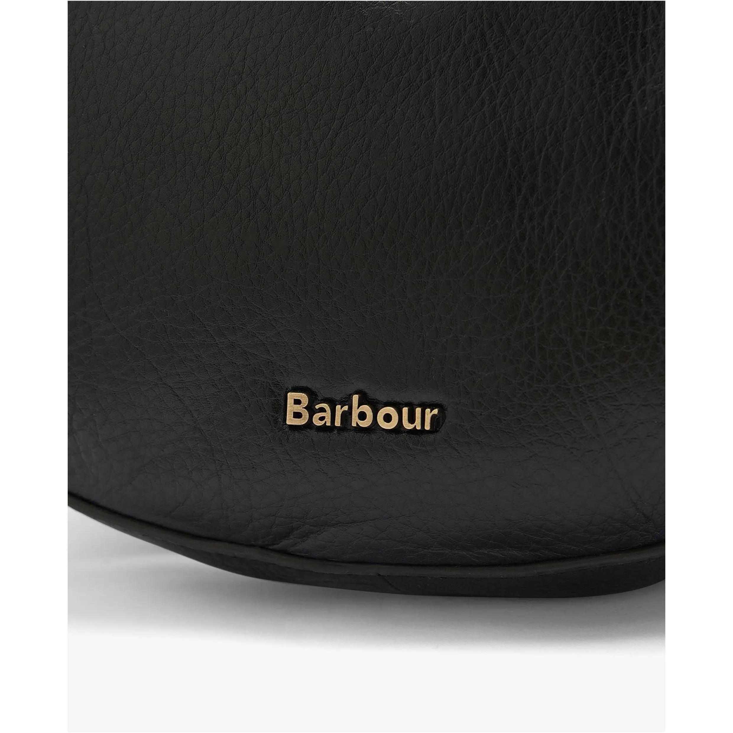 Barbour Laire Leather Half-Moon Bag Black LBA0428BK11