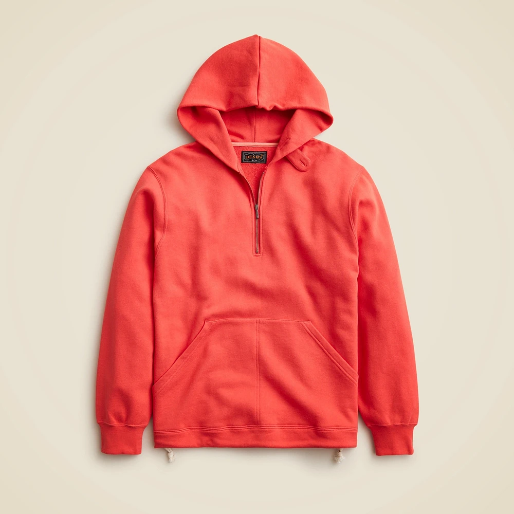 BEAMS PLUS half-zip hoodie