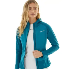 Berghaus Womens Heuberg Full Zip Hoodie Dark Turquoise/Dark Turquoise