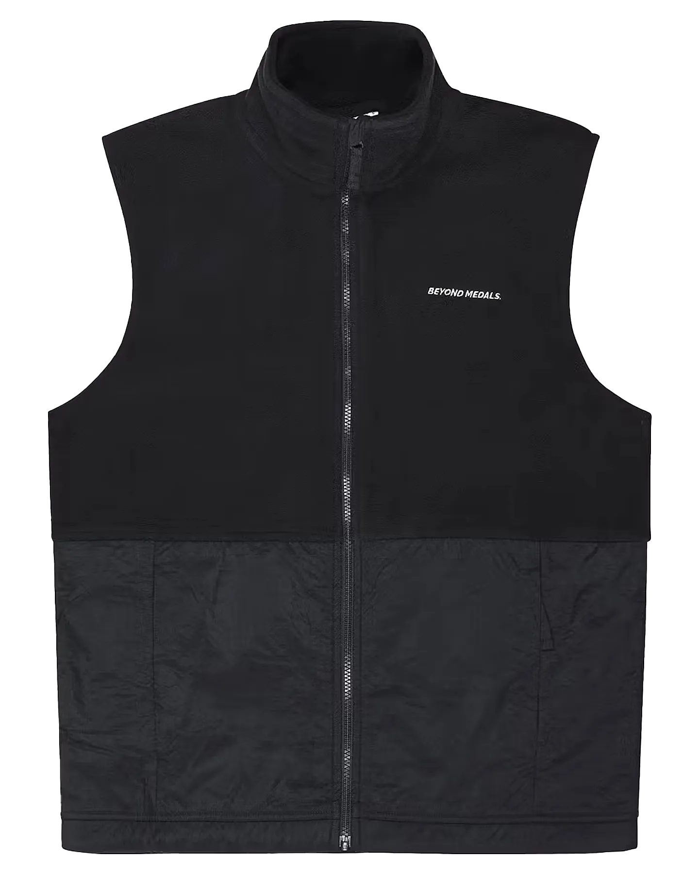 Beyond Medals Fleece Vest - Black