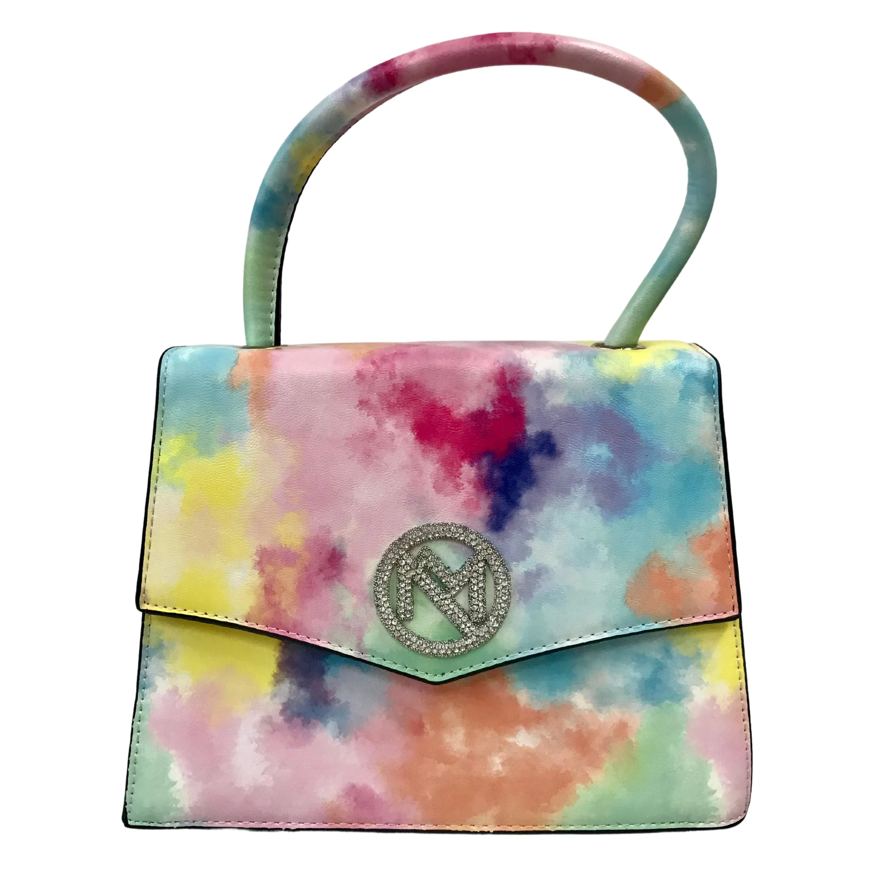 Bianca Blue Tie-Dye Handbag