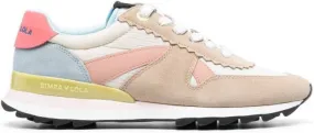 Bimba y Lola colour-block logo-plaque sneakers Neutrals