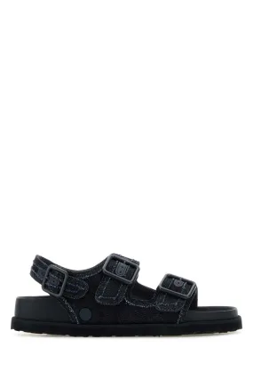 Birkenstock 1774 Dark Blue Denim Eternal Sunshine Milano Sandals