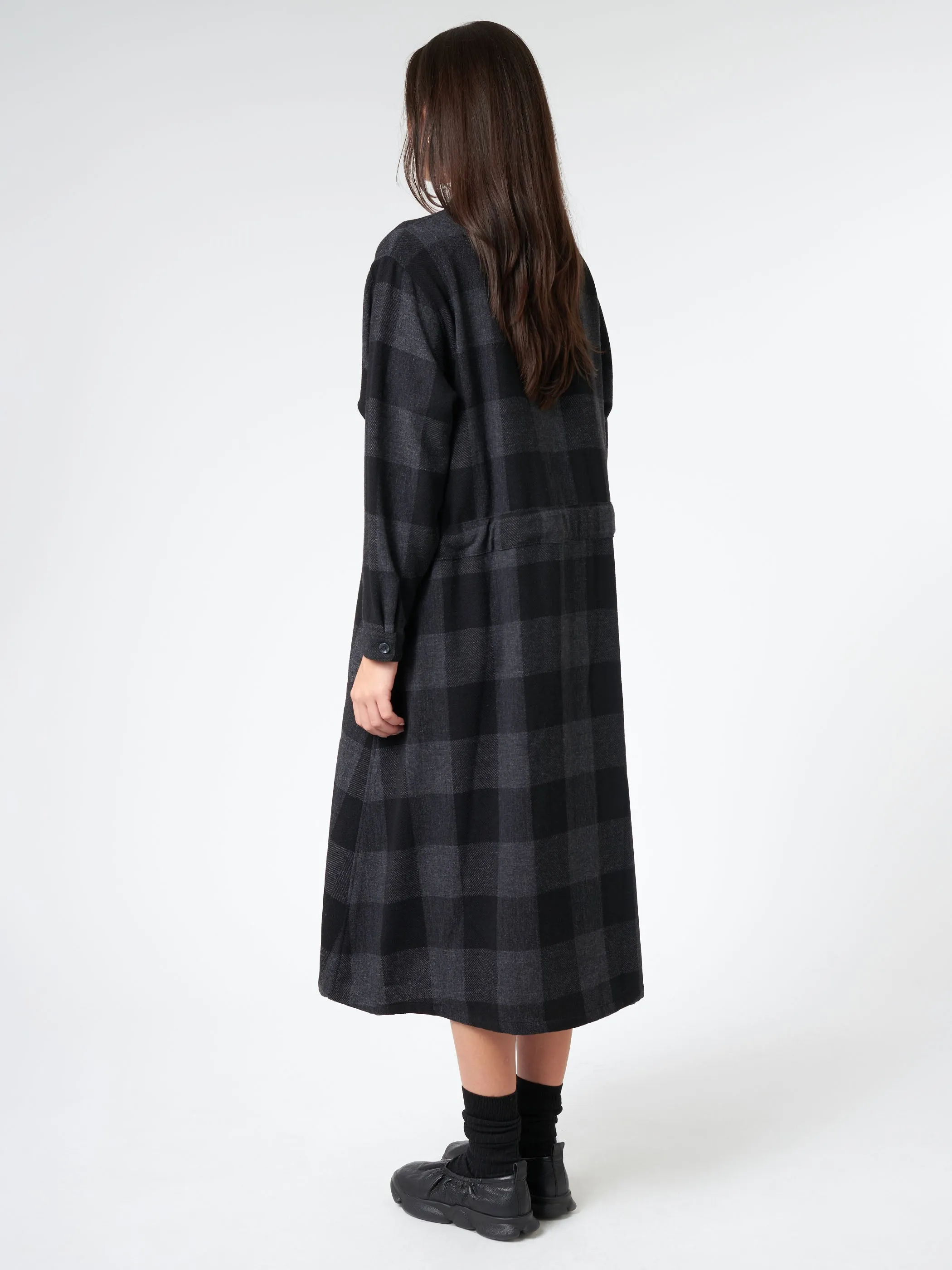 Block Check Dress