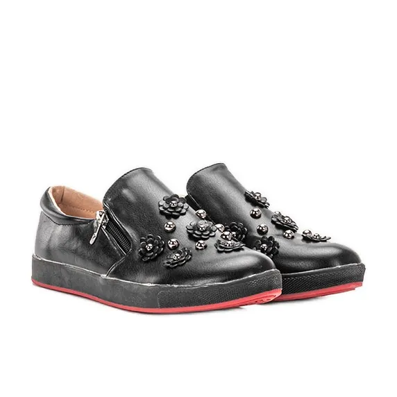 BM Jorik black children's sneakers