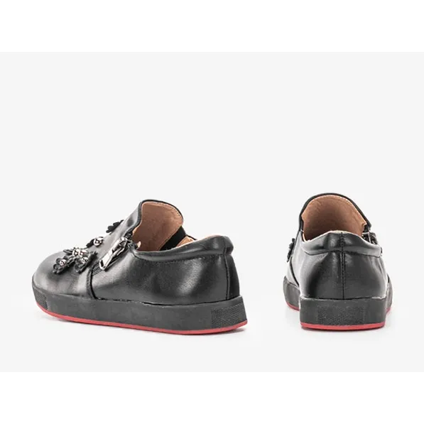 BM Jorik black children's sneakers