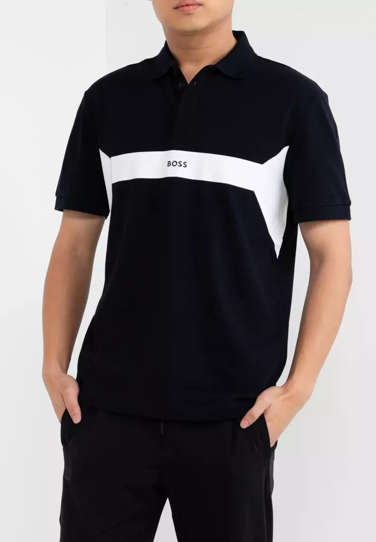 BOSS Short Sleeve Cotton Polo Shirt