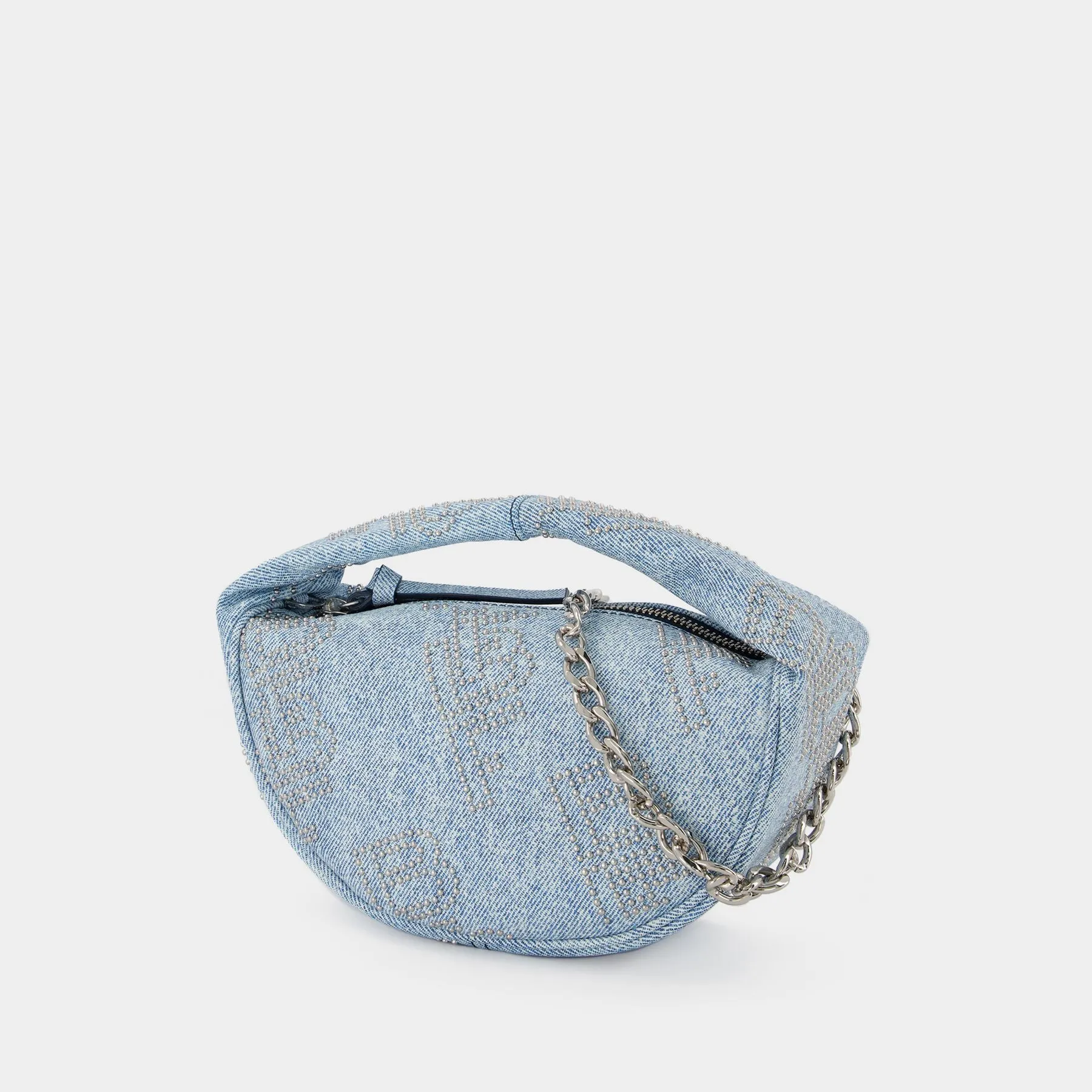 By Far  Baby Cush Handbag - By Far - Denim - Leather