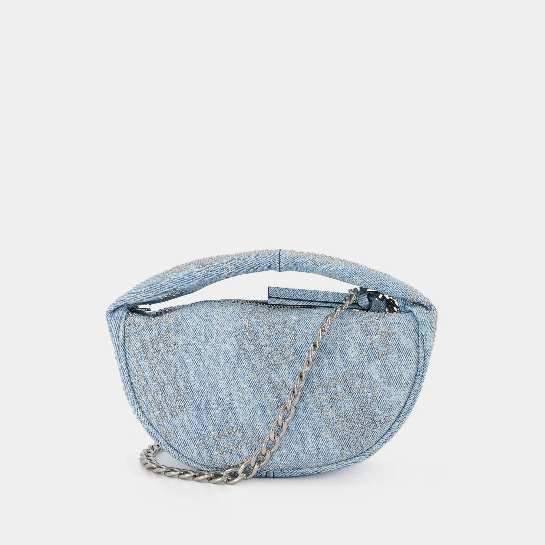 By Far  Baby Cush Handbag - By Far - Denim - Leather