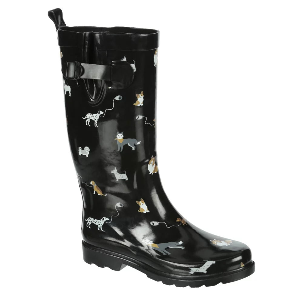 CAPELLI  WOMENS CAT AND DOG RAIN BOOT