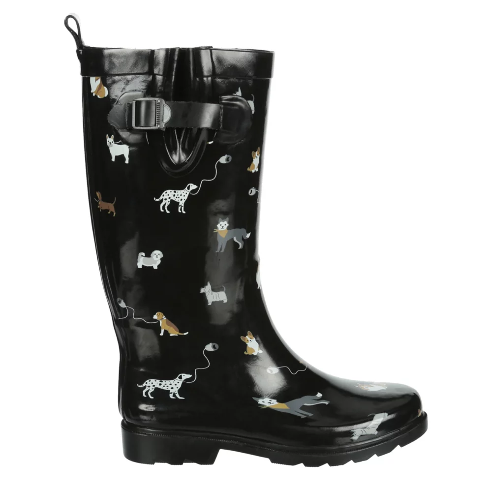 CAPELLI  WOMENS CAT AND DOG RAIN BOOT