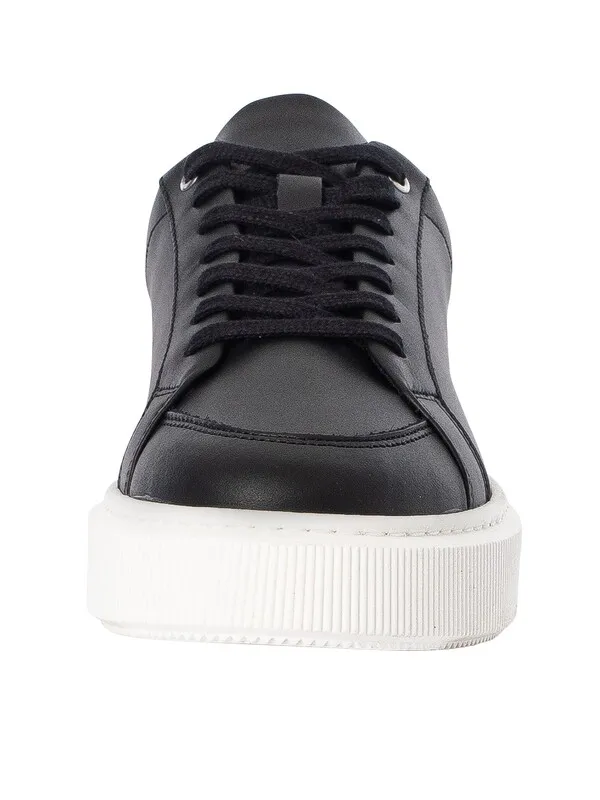 CAPO Essential Leather Trainers - Black/White