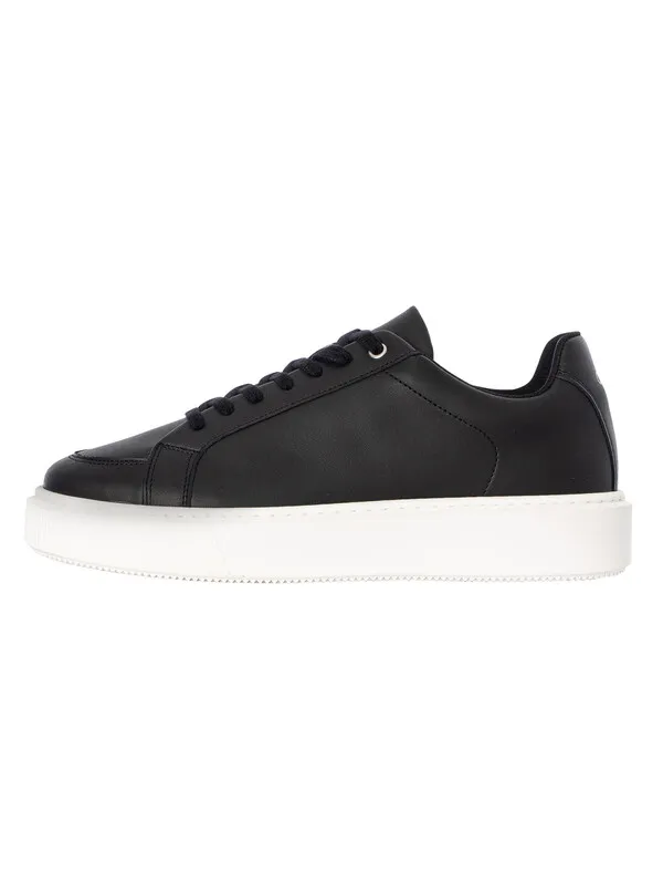 CAPO Essential Leather Trainers - Black/White