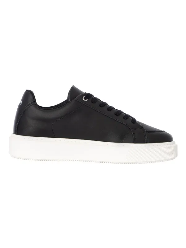 CAPO Essential Leather Trainers - Black/White