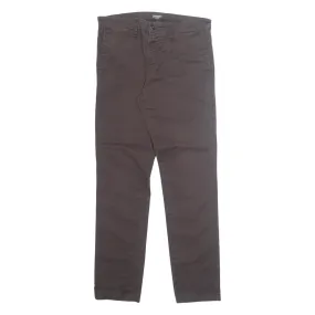 CARHARTT Chino Mens Trousers Brown Regular Tapered W33 L34