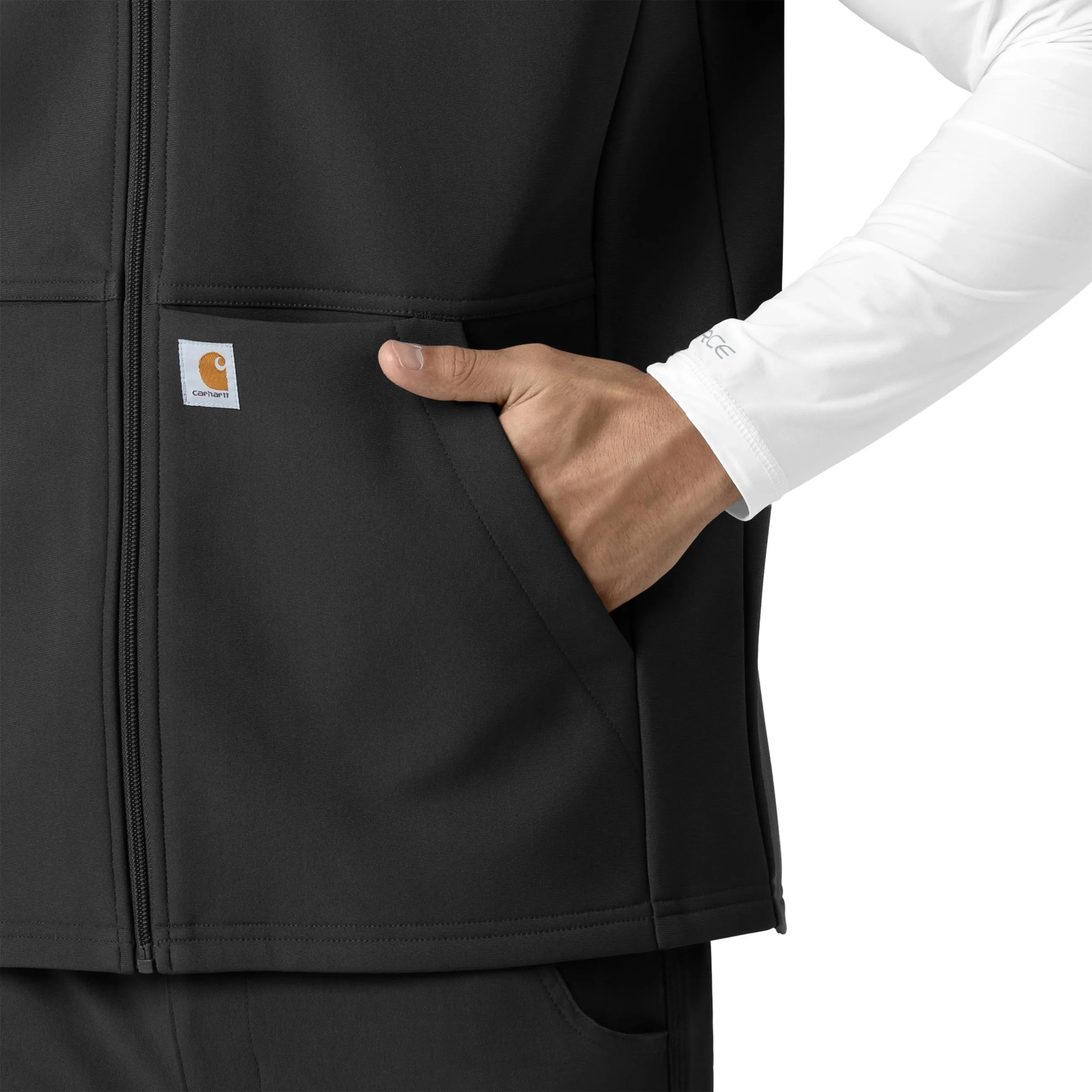 Carhartt Rugged Flex Men's Bonded Fleece Vest - Black