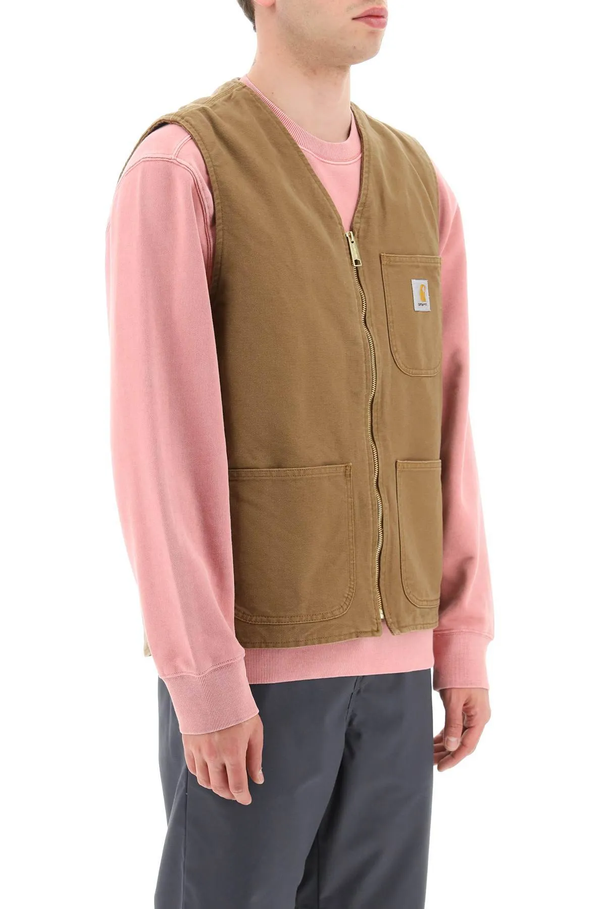 Carhartt Wip    Carhartt Wip Arbor Cotton Canvas Vest