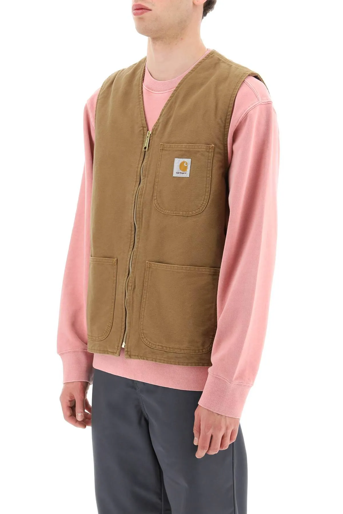 Carhartt Wip    Carhartt Wip Arbor Cotton Canvas Vest