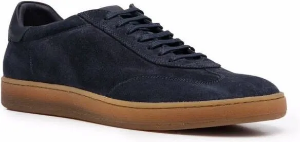 Casadei suede low-top sneakers Blue