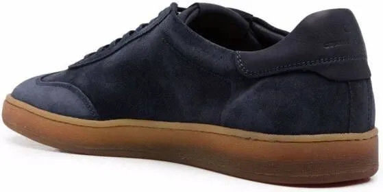 Casadei suede low-top sneakers Blue