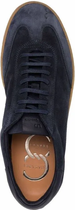 Casadei suede low-top sneakers Blue