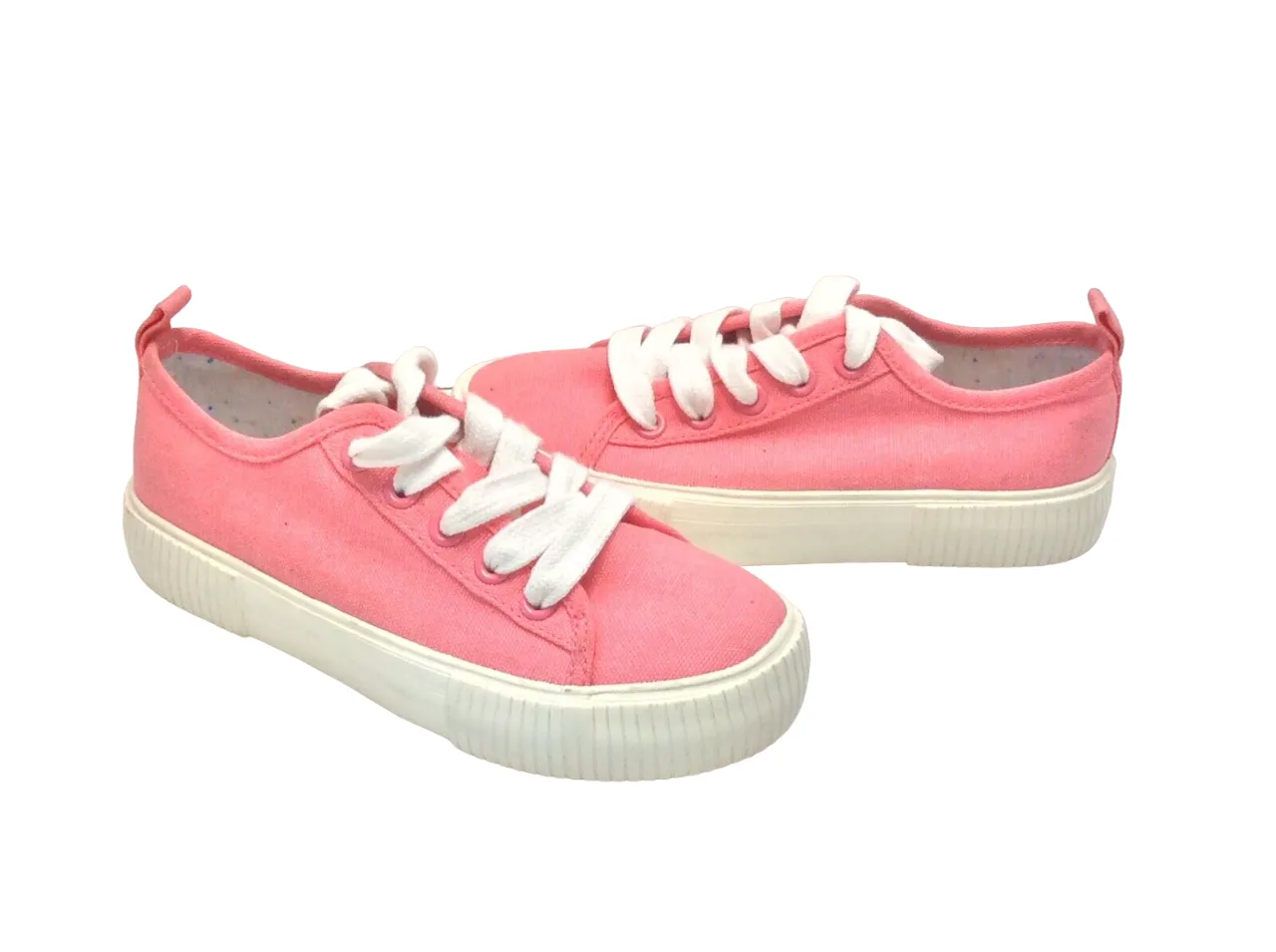 Cat & jack Pink Lace Up Classic Kids Sneakers