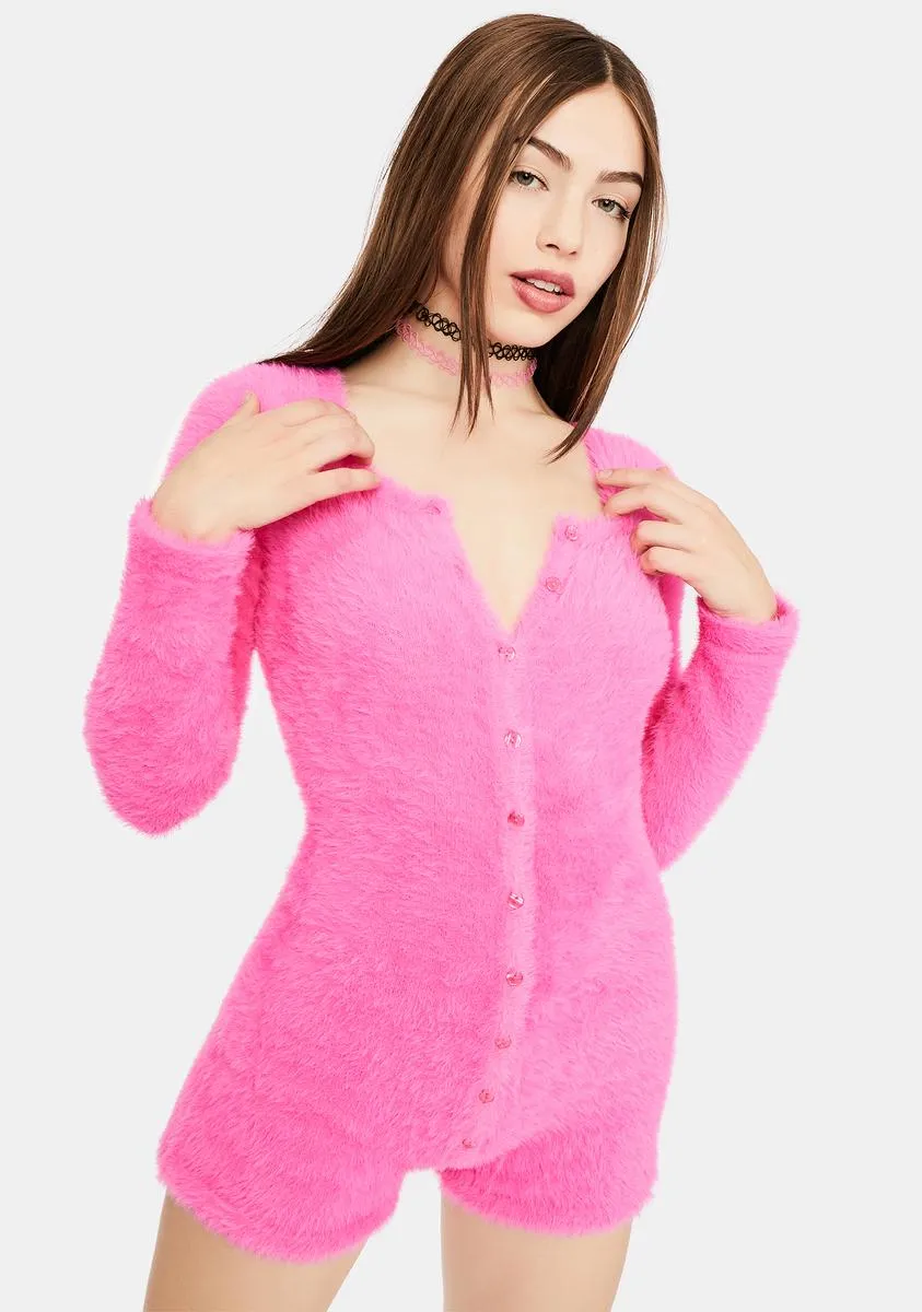 Chalet Stay Fuzzy Romper-