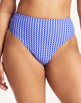 Checkmate Retro High Waist Bikini Bottom